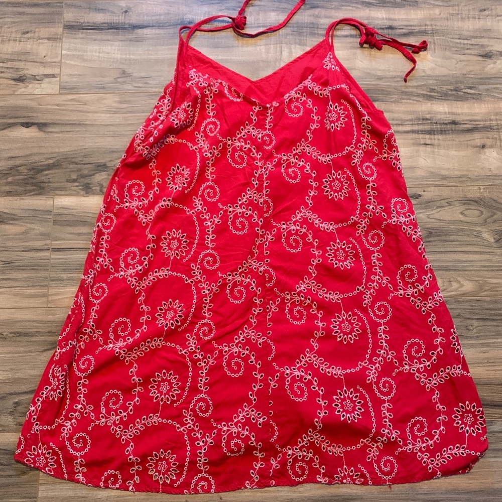 American Eagle Red Summer Dress. Large